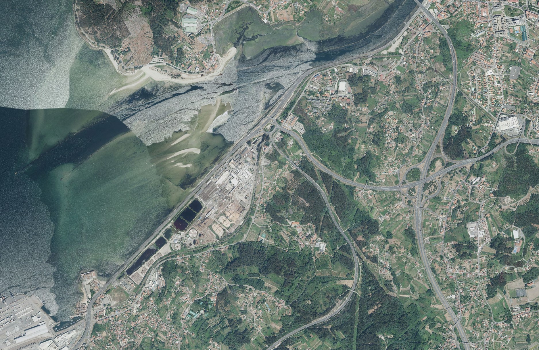 Ortofoto PNOA Ría de Pontevedra, 2023